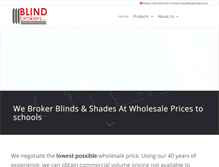 Tablet Screenshot of blindbrokers.com